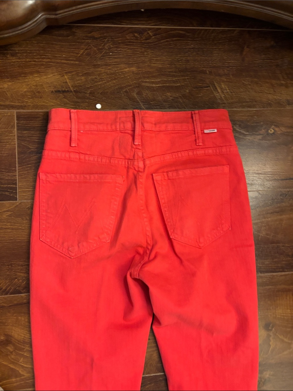 MOTHER THE HUSTLER ANKLE FRAY - THE DEVIL MAY CARE 26 $248 - Picture 11 of 16